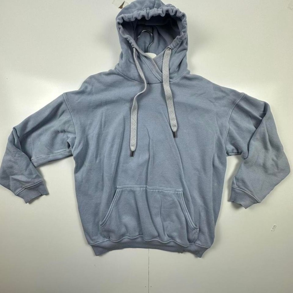 Aerie Womens Light Blue Oversized Pullover Hoodie Sweatshirt XS